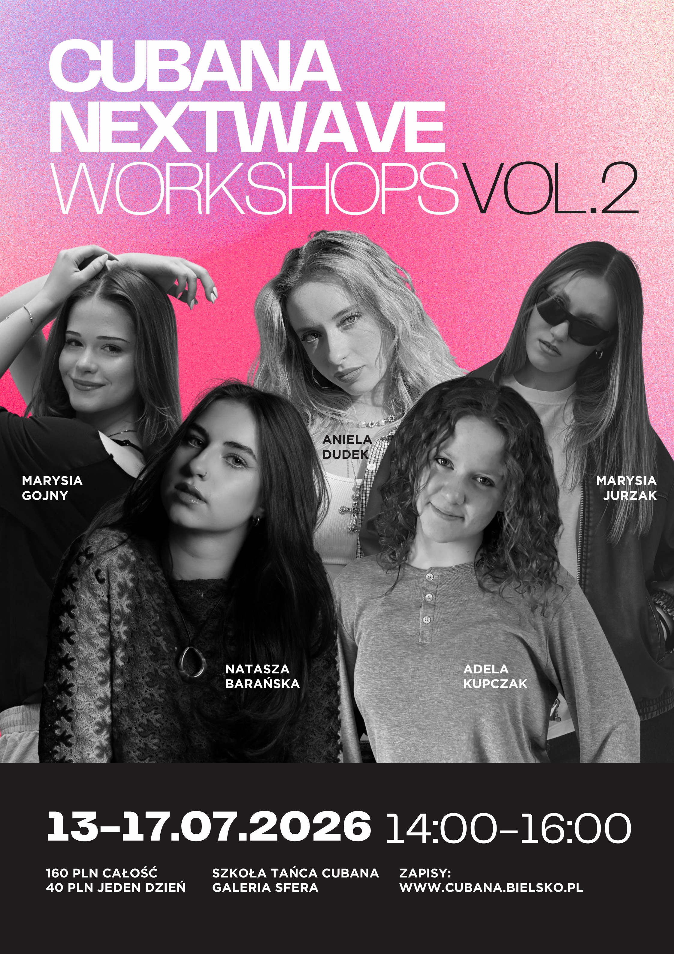 Plakat Cubana NextWave Workshops vol. 2